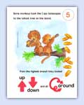 page 5 of the Parrot Squawk and the monkey pirates story