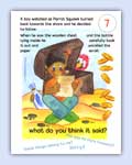 page 7 of the Parrot Squawk and the monkey pirates story