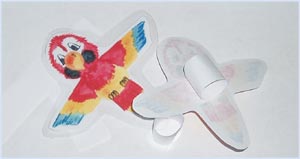 Paper finger puppets