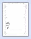 Outline scroll template