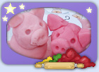 Piggy toes playdough