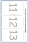 11 12 13 number mats for playdough