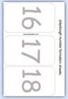 16 17 18 number mats for playdough