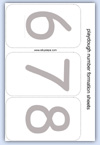 6 7 8 number mat for playdough