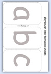 a b c letter mat for playdough