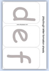 d e f letter mat for playdough