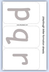 p q r letter mat for playdough