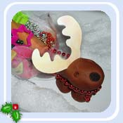 Playdough reindeer sleigh activity