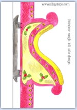 One side of Santa's sleigh