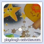 Twinkle twinkle little star playdough ativity