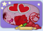 Valentines day dough - red hearts, colours shapes and occasions