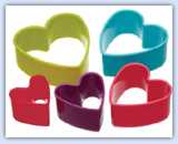 Heart shaped cutters