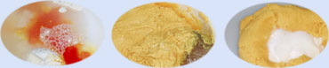 making yellow playdough for sun safety awareness