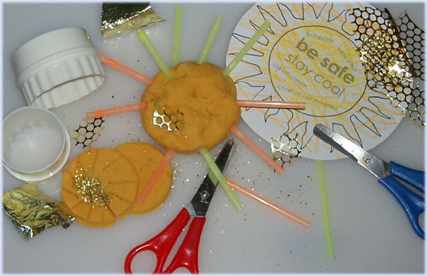 Sun safety playdough activities