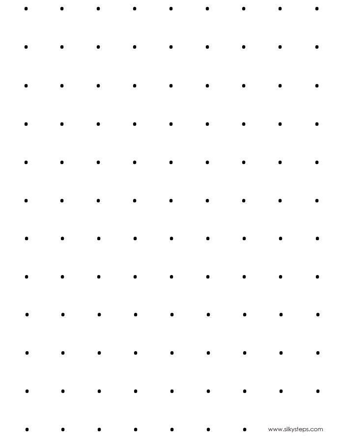 dots for joining paper - free full page printable