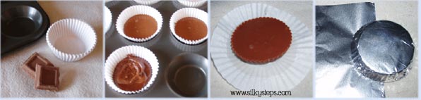 Make the robins chocolate tummy gift