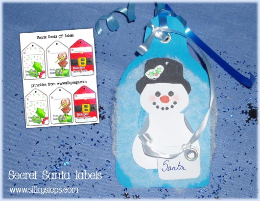 Make your own secret santa gift labels this year