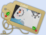 Secret santa gift labels - colleagues, staff, children, parents ..