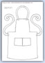 Apron outline template - things we wear