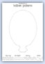 Balloon outline template - decorating with patterns