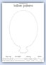 Balloon outline template - decorating with patterns