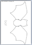 Bat flying outline for hibernation activities