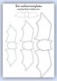 Bat outline templates in different sizes