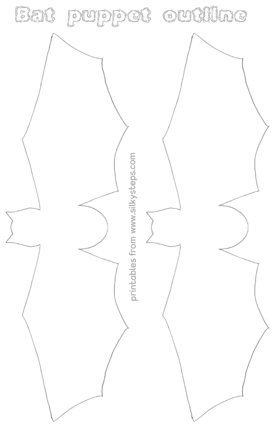 Bat outline template