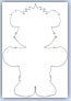 Bear outline template