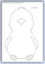 Chick outline template