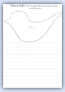 Bird and folded wing outline template