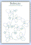Blackberry vine outline template
