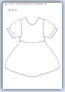 Dress outline template - things we wear
