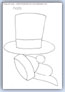 Hat outline templates - things we wear