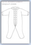 Sleepsuit outline template - things we wear