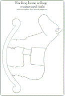 Rocking horse outline template
