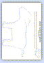 Sheep outline template - natural moult