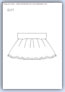 skirt outline template - things we wear