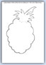 Blackberry outline template - fruit for growing