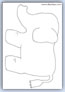 Click to view an elephant outline template