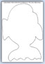 Goldfish outline template