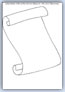 Scroll template - outline for text