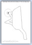 Wheel barrow template outline