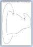 Magic hat - witch wizard outline