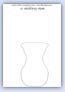 Vase outline template