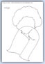 Wig outline templates - things we wear