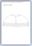 Yarmulke outline template - things we wear