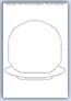 Yuletide Christmas biscuit pudding outline