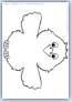 Robin bird outline template picture
