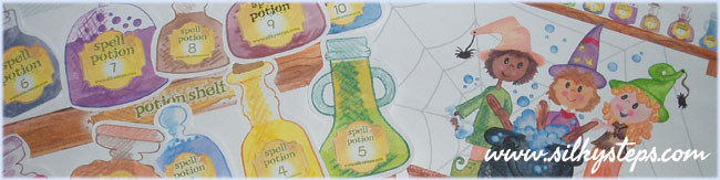 Number rhyme for preschool halloween planning - 10 Cauldron potions